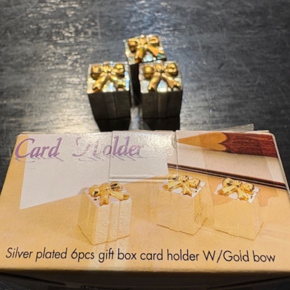Gift Box Name/Place Card Holders (Set of 6)